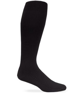 Jefferies Socks Mens Nylon Rib Over the Calf Dress Socks 1 Pair