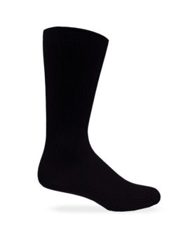 Jefferies Socks Mens Nylon Rib Mid Calf Dress Socks 1 Pair