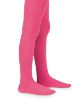 Jefferies Socks Girls Seamless Smooth Toe Organic Cotton Solid Color Adjustable Waist Tights 1 Pair