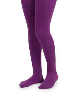 Jefferies Socks Girls Pima Cotton Solid Color Lightweight Year Round Tights 1 Pair