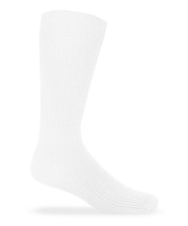 Jefferies Socks Mens Microfiber Dress Rib Crew Socks 2 Pair Pack