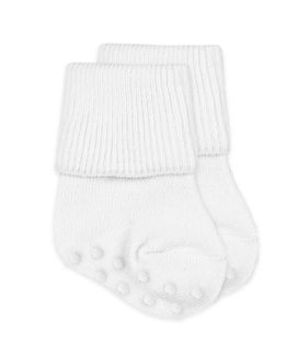 Jefferies Socks Baby Girls and Boys Seamless Organic Cotton Turn Cuff Socks