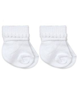 Jefferies Socks Stay On Baby Bubble Bootie Turn Cuff Socks 2 Pair Pack