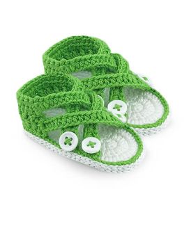 Jefferies Socks Baby Girls Criss Cross Crochet Bootie Crib Shoes 1 Pair