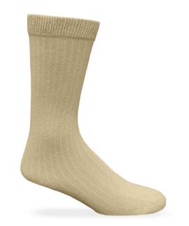 Carolina Ultimate Mens Non-Binding Ribbed Crew Socks 2 Pair Pack