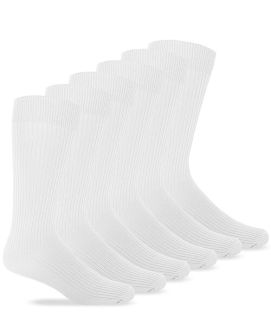 Jefferies Socks Boys Nylon Rib Dress Crew Socks 6 Pair Pack