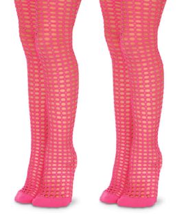 Jefferies Socks Girls Fishnet Mesh Fashion Stocking Tights 2 Pack