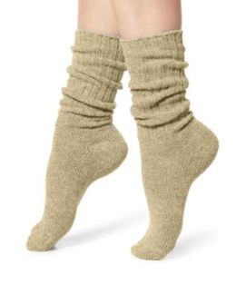 Jefferies Socks Womens Rib Slouch Crew Cotton Socks 2 Pair Pack