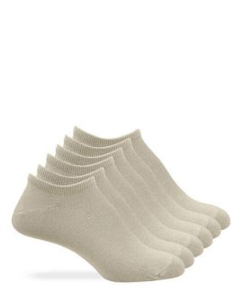 Womens Lightweight Rayon Low Cut No Show Liner Socks 6 Pair Pack