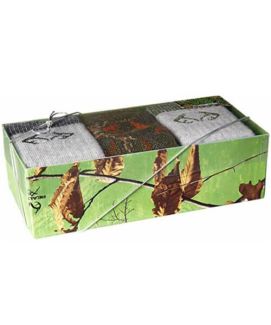 Realtree Boys Gift Box Camo Merino Wool Boot Socks 3 Pair Pack