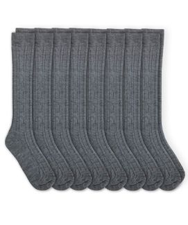 Jefferies Socks Girls School Uniform Ruffle Knee High Socks 2 Pair Pack 