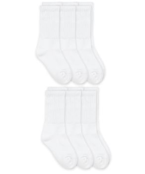 Top Flite Mens Sport Crew Socks 6 Pair Pack