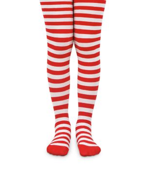 Jefferies Socks Girls Christmas and Halloween Stripe Tights 1 Pair