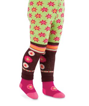 Jefferies Socks Girls Blossom Flower Pattern Tights 1 Pair