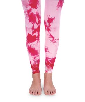 Jefferies Socks Girls Lace Tie Dye Footless Tights