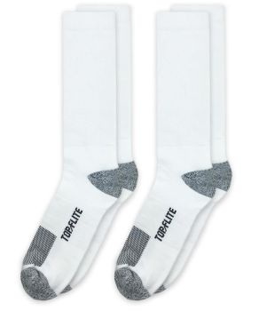 Top Flite Mens Sport Half Cushion Crew Ultra Dri Socks 2 Pair Pack