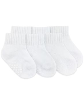 Jefferies Socks Non-Skid Smooth Toe Sport Half Cushion Quarter Socks 3 Pair Pack