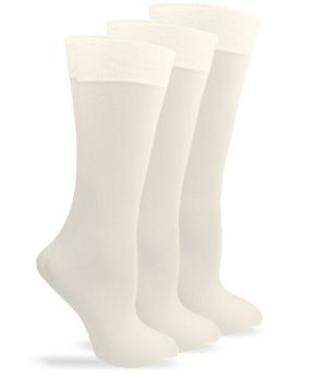 Jefferies Socks Womens Flat Knit Trouser Socks 3 Pair Pack