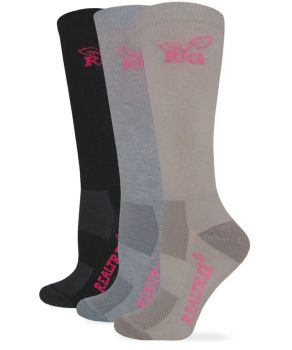Realtree Womens Ultra-Dri Cushion Boot Crew Socks 3 Pair Pack