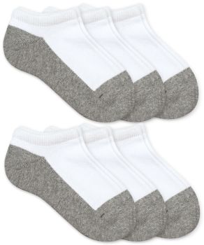 Jefferies Socks Girls and Boys Seamless Sport Low Cut Half Cushion Socks 6 Pair Pack