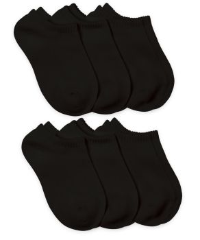 Jefferies Socks Girls Boys School Uniform Non-Cushion Liner Low Cut Socks 6 Pair Pack