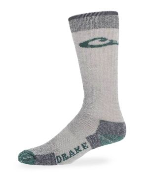 Drake Mens 80% Merino Wool Crew Boot Socks 1 Pair Pack