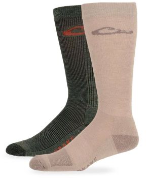 Drake Mens Merino Wool Ultra-Dri Crew Boot Sock System 2 Pair Pack