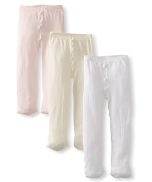 Jefferies Socks Girls Smooth Microfiber Tights 3 Pair Pack