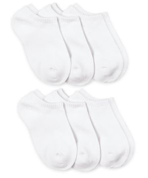 Jefferies Socks Girls and Boys Seamless Smooth Toe Capri Liner Socks 6 Pair Pack