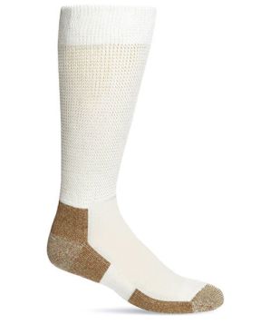 Carolina Ultimate Mens Womens Non-Binding Half Cushion Rib Crew Socks 4  Pair Pack