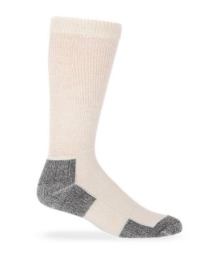 Carolina Ultimate Mens Womens Non-Binding Half Cushion Rib Crew Socks 4  Pair Pack