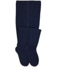 Jefferies Socks Girls School Uniform Cable Tights 1 Pair