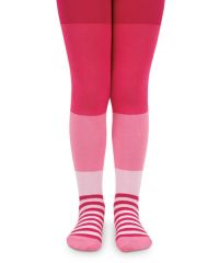 Jefferies Socks Girls Cotton Wide Stripe Tights 1 Pair