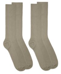 Jefferies Socks Womens and Mens Non-Binding Dress Crew Socks 2 Pair Pack