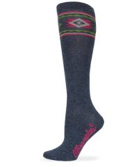 Wrangler Womens Angora Aztec Knee Highs 1 Pair