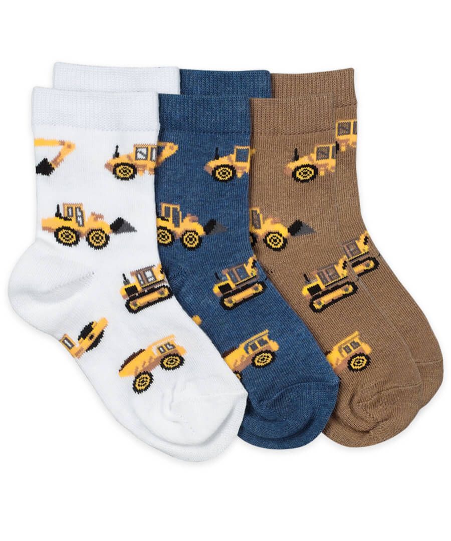 Jefferies Socks Little Boys Ribbed Crew Sock Three-Pack 