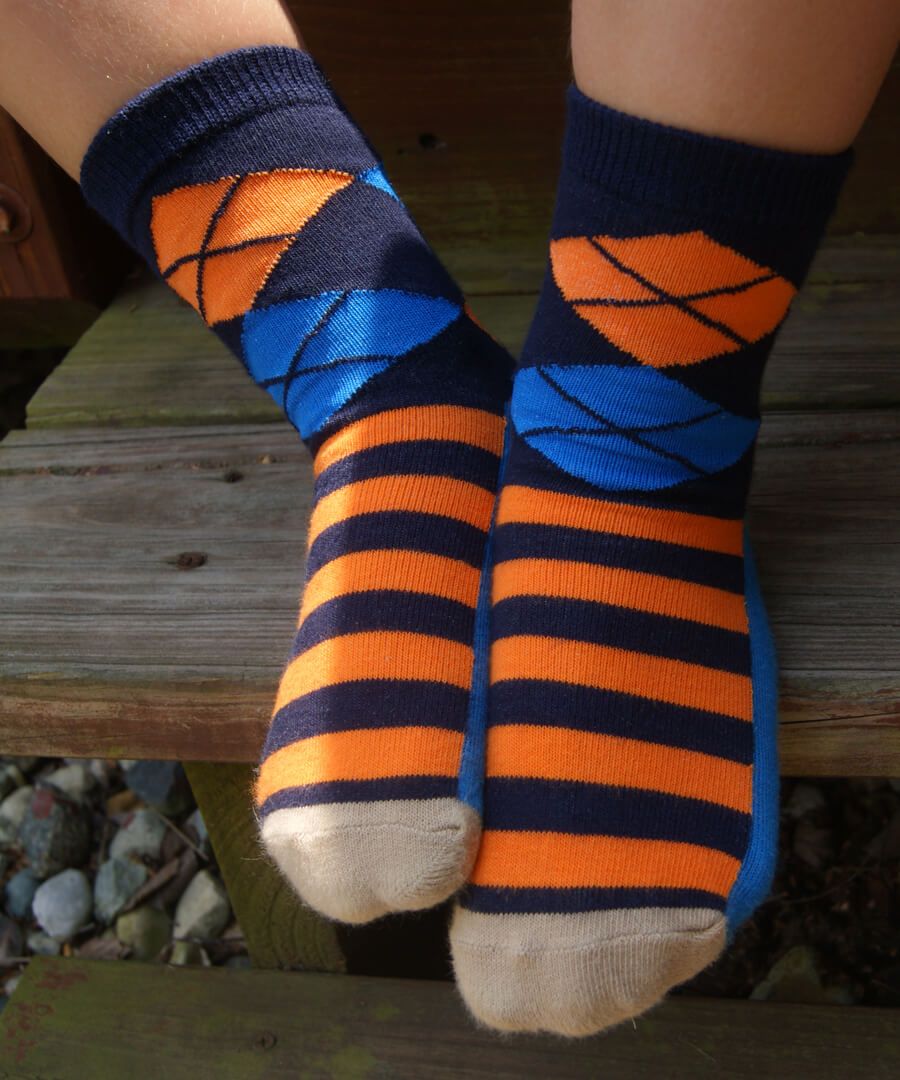 Jefferies Socks Boys Fun Diamond Dress Crew Socks 3 Pair Pack