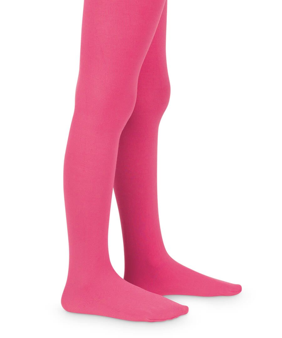 Pink 100% Soft Cotton Girls Tights