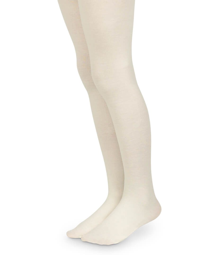 Jefferies Socks Girls Pima Cotton Solid Color Tights 1 Pair