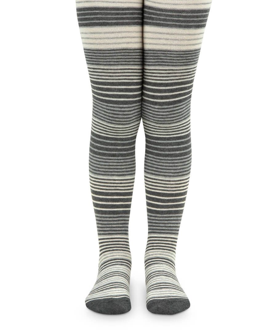 Jefferies Socks Girls Cotton Multi Stripe Tights 1 Pair