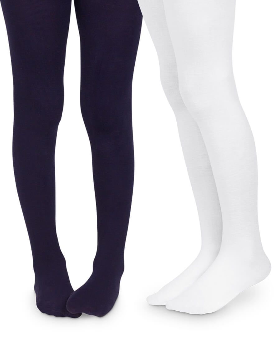 Jefferies Socks White Organic Cotton Tights (Youth) – Ash & Aspen Kids Inc.