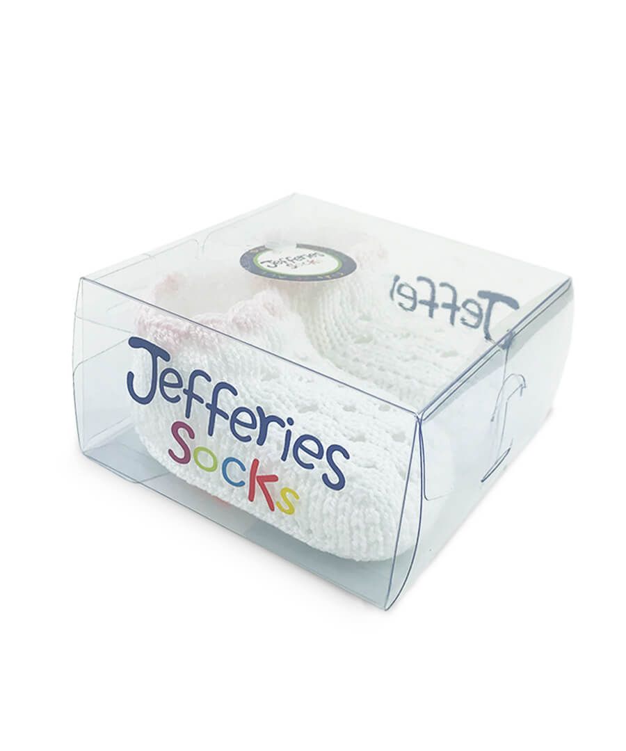 Jefferies Socks Baby Girls Pointelle Bubble Bootie 1 Pair