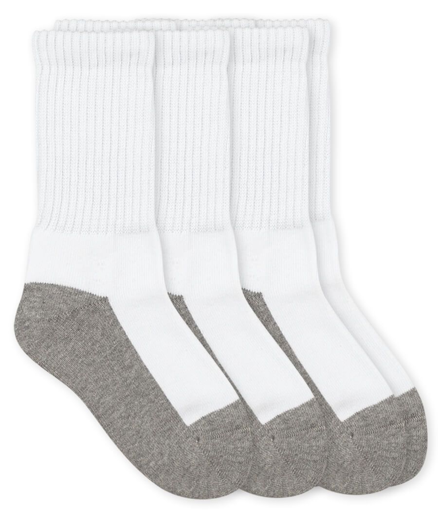 Unisex Half-Crew Throwback Sock - Gravel/White - Gravel/White / S