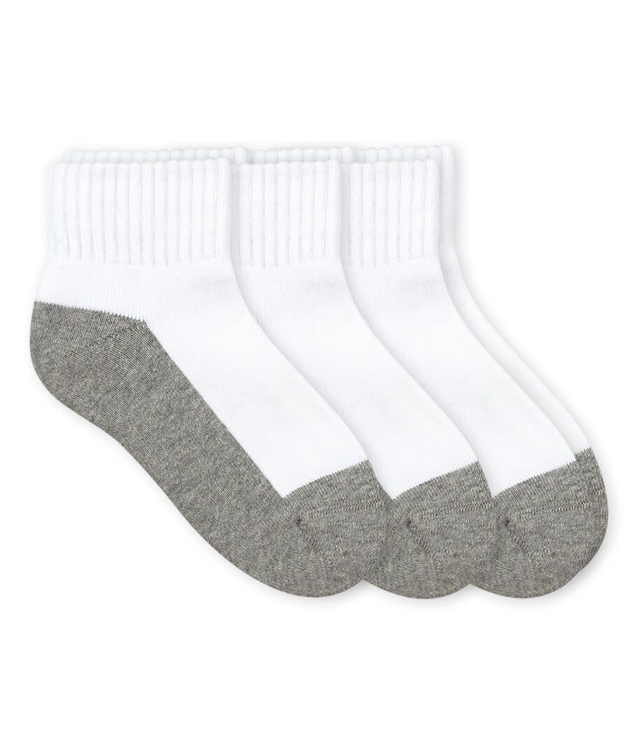 stewardess fund load Jefferies Socks Girls and Boys Seamless Sport Quarter Half Cushion Socks 3  Pair