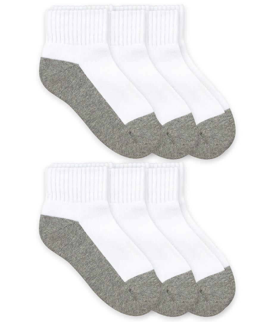Mid Calf Crew Socks for Girls & Boys Cotton Rich Kids School Uniform Ankle Socks 