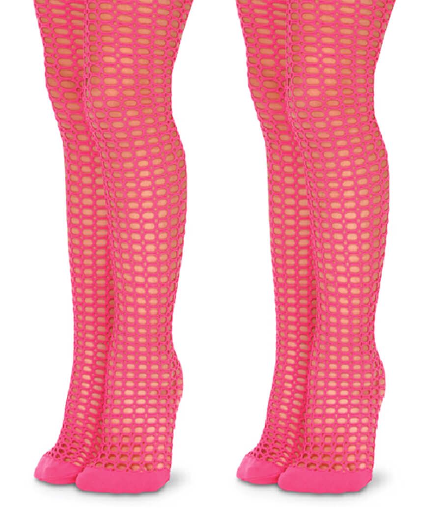 Jefferies Socks Girls Fishnet Mesh Fashion Stocking Tights 2 Pack