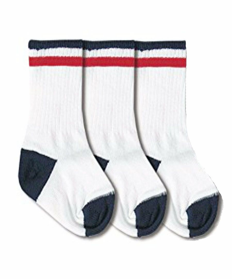 Jefferies Socks Newborn Baby Boy Infant Stripe Ribbed Crew Socks 3 Pair ...