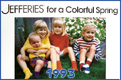 Blast from the past from Jefferies Socks 1993 catalog Jefferies Socks 1993 Sock Catalog