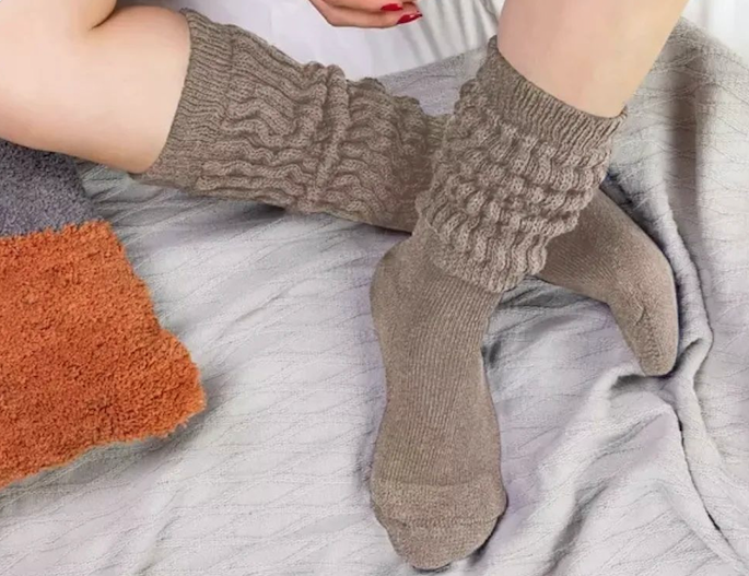 Jefferies Socks thick long slouch 90's socks for kids, women, men